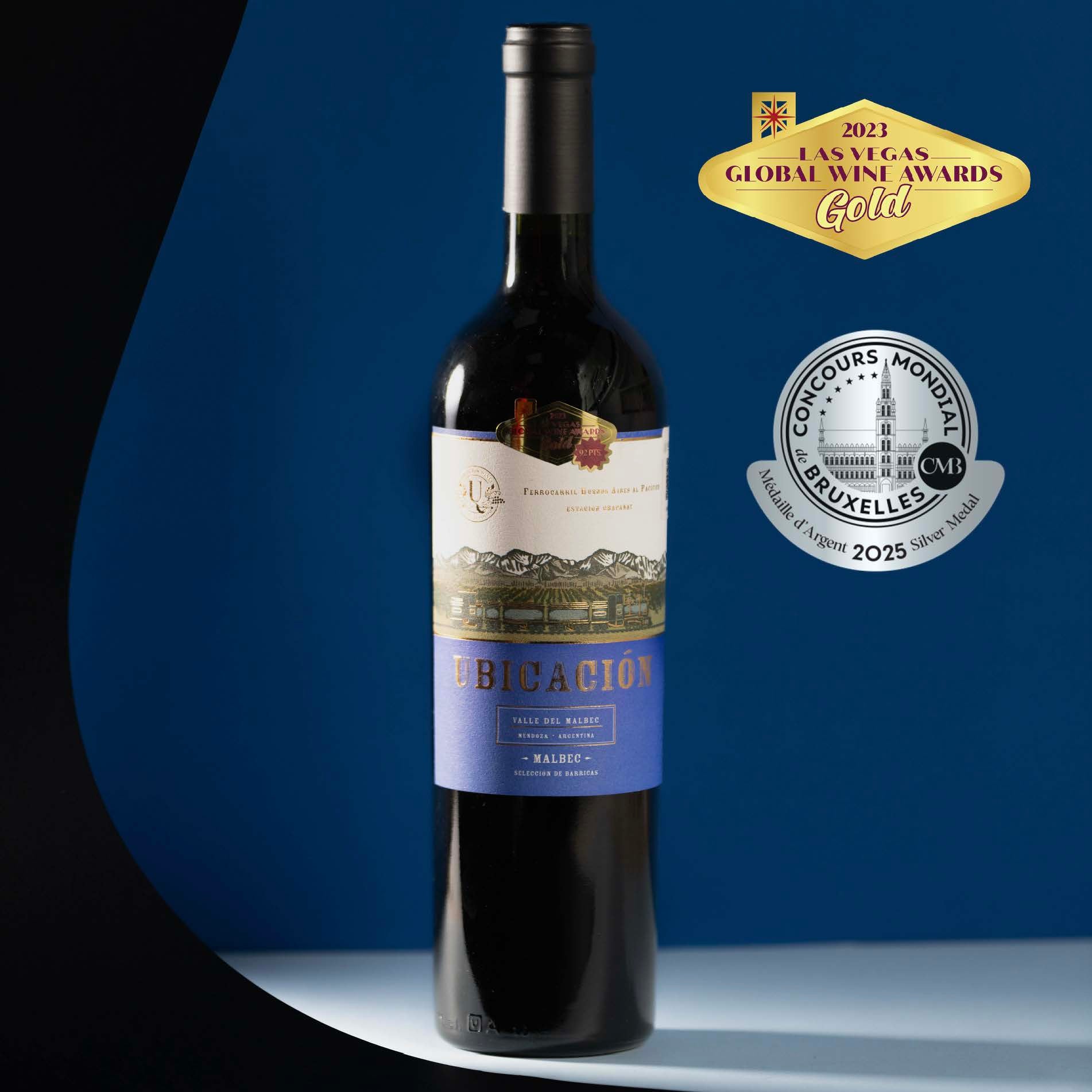Malbec 2020 de Ubicacion Wines 12 meses en barrica de roble francés - Mendoza, Argentina