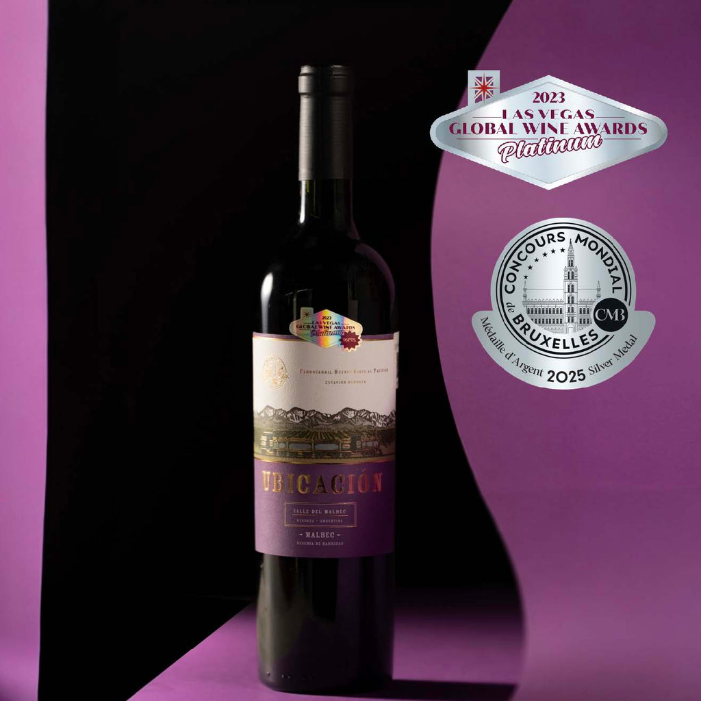 Malbec 2020 de Ubicacion Wines 12 meses en barrica de roble americano - Mendoza, Argentina