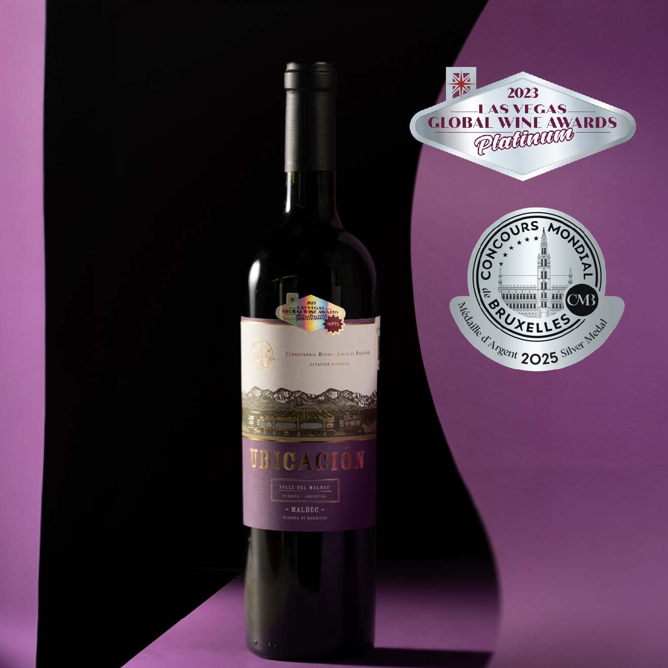 Malbec 2020 de Ubicacion Wines 12 meses en barrica de roble americano - Mendoza, Argentina